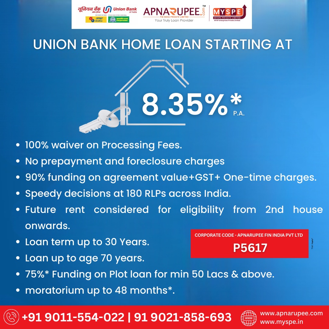 Union bank deals home loan